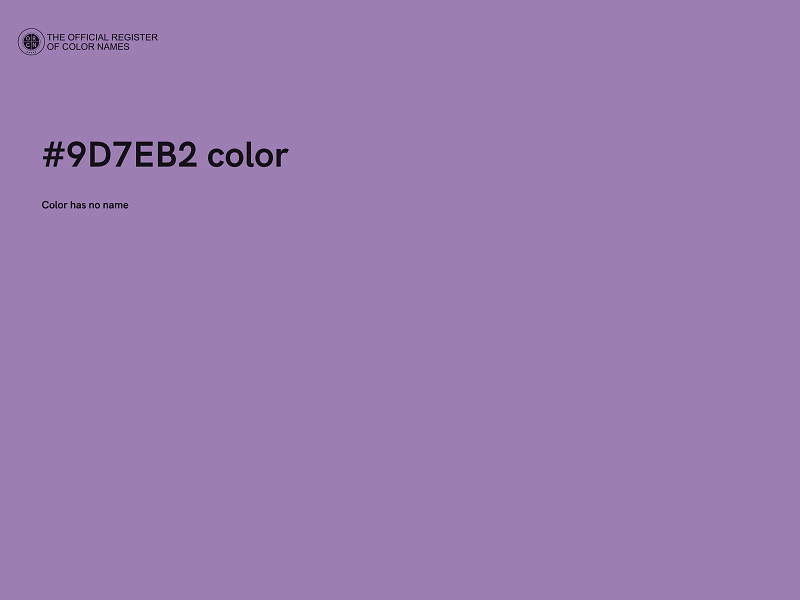 #9D7EB2 color image