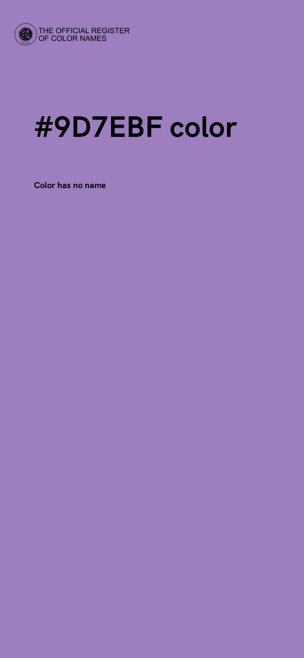 #9D7EBF color image
