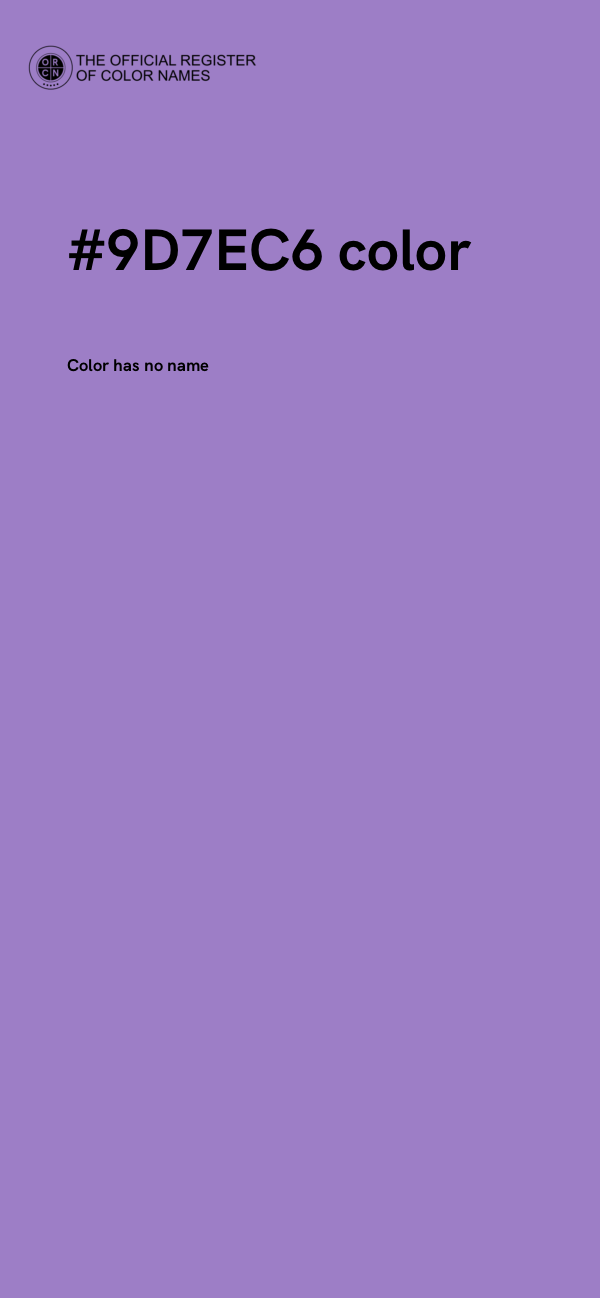 #9D7EC6 color image