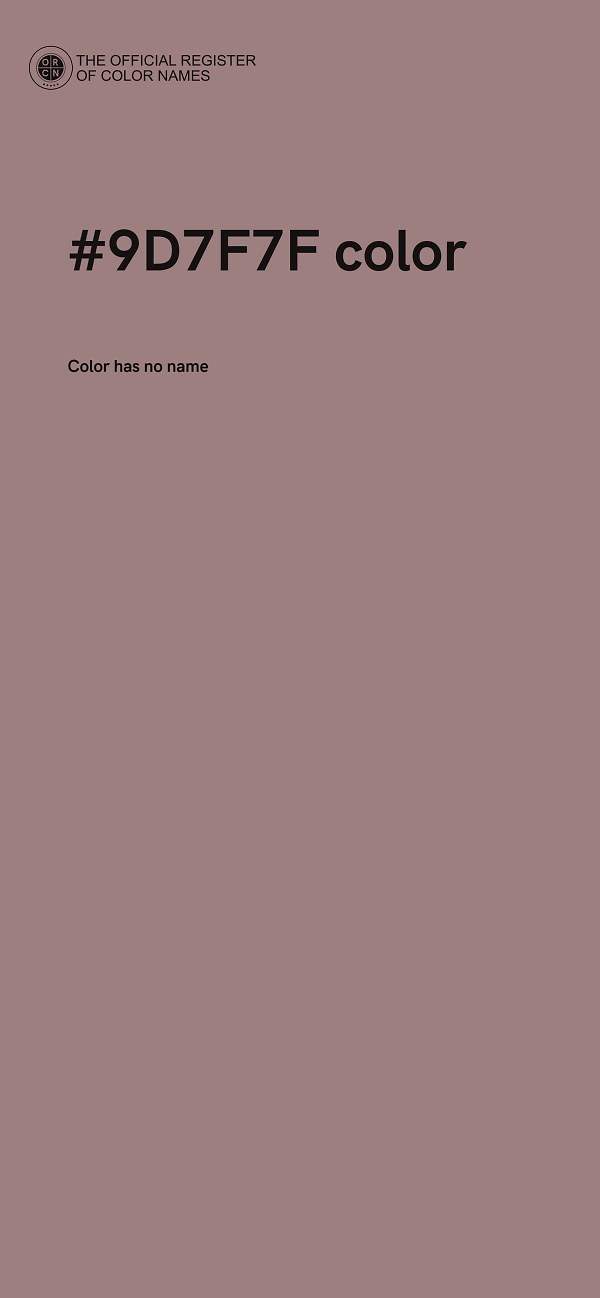 #9D7F7F color image