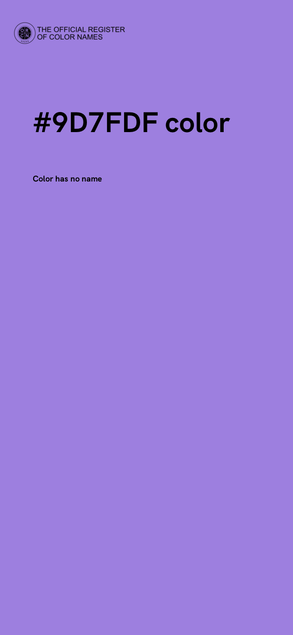 #9D7FDF color image