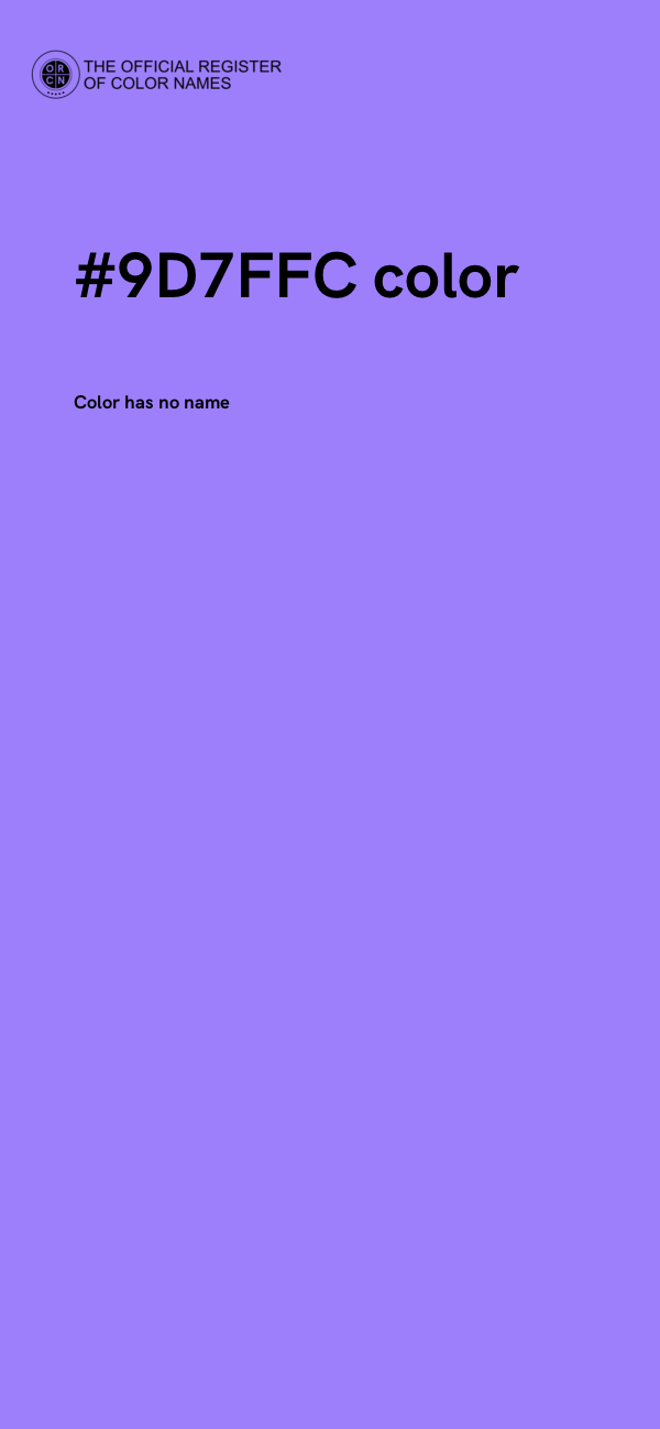 #9D7FFC color image