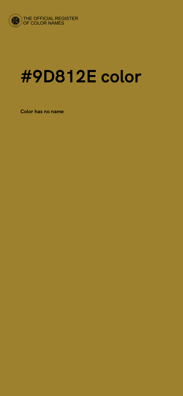 #9D812E color image