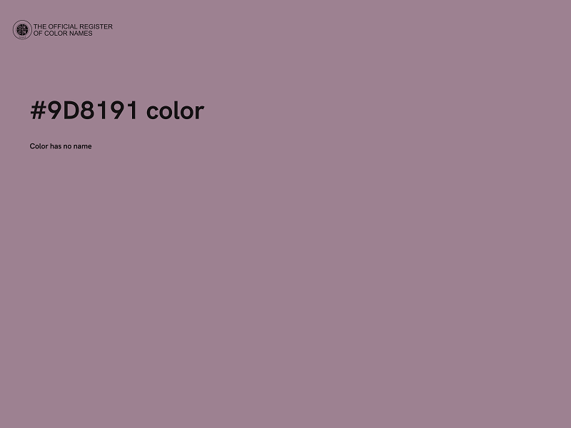 #9D8191 color image