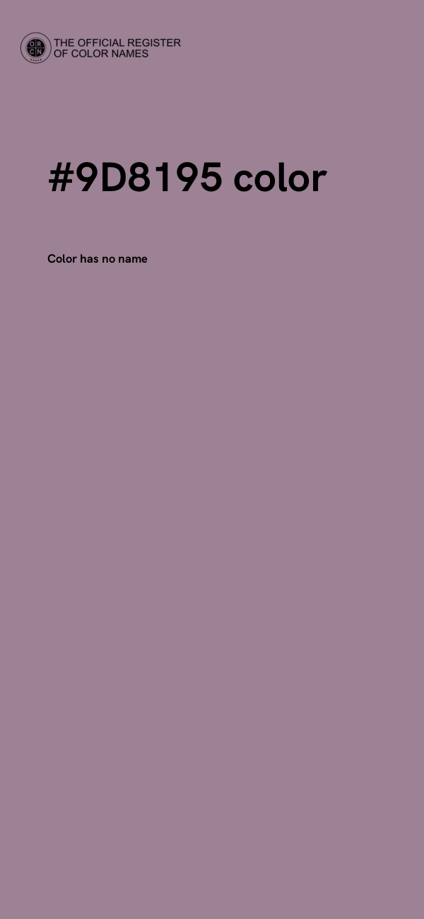 #9D8195 color image