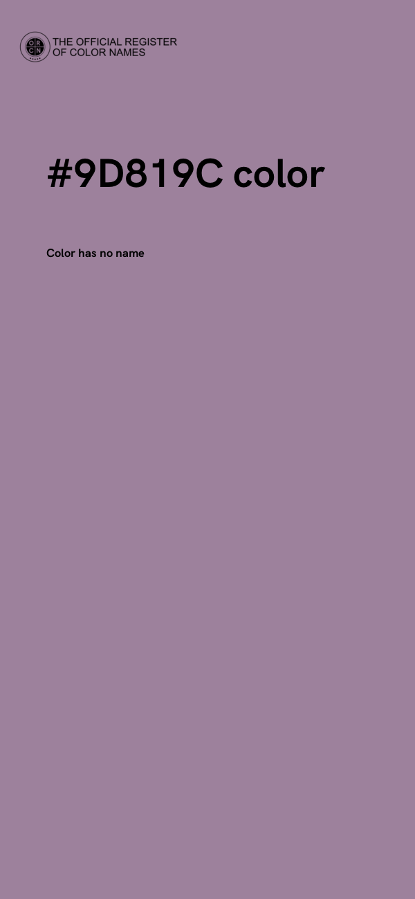 #9D819C color image