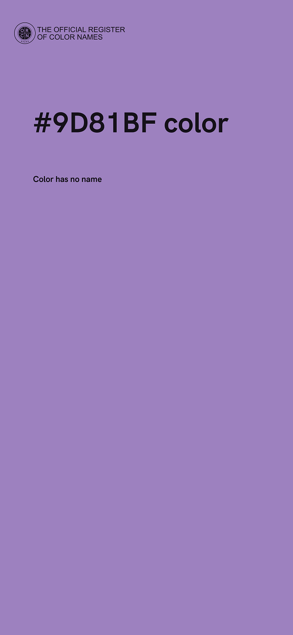 #9D81BF color image