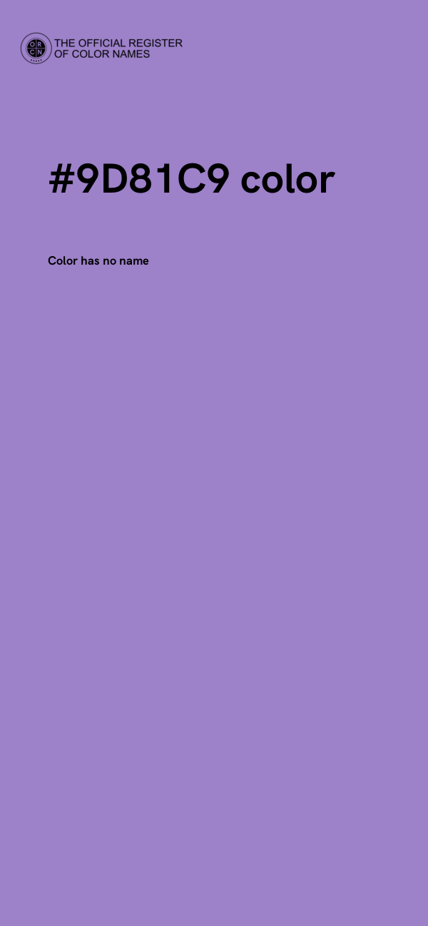 #9D81C9 color image