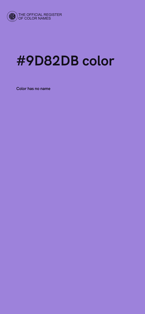 #9D82DB color image