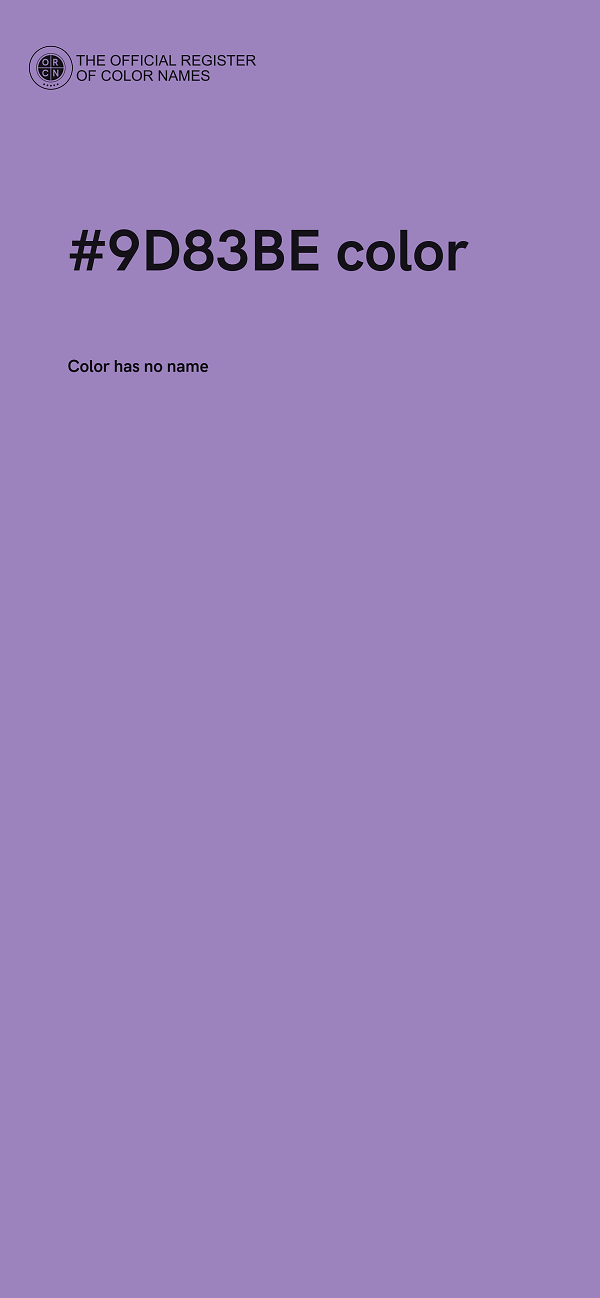 #9D83BE color image
