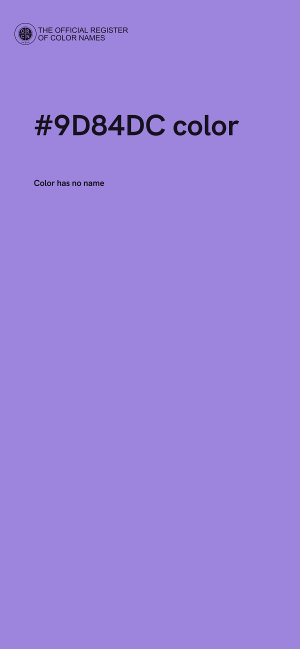 #9D84DC color image