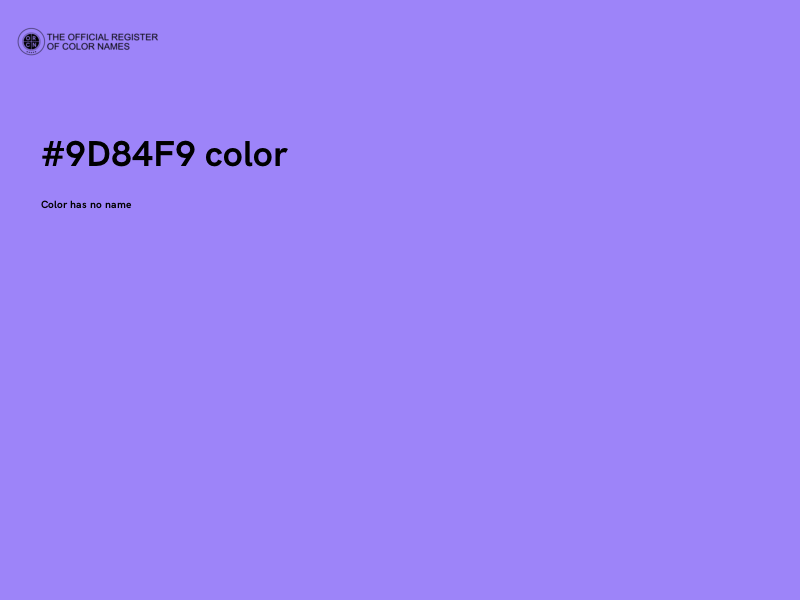 #9D84F9 color image