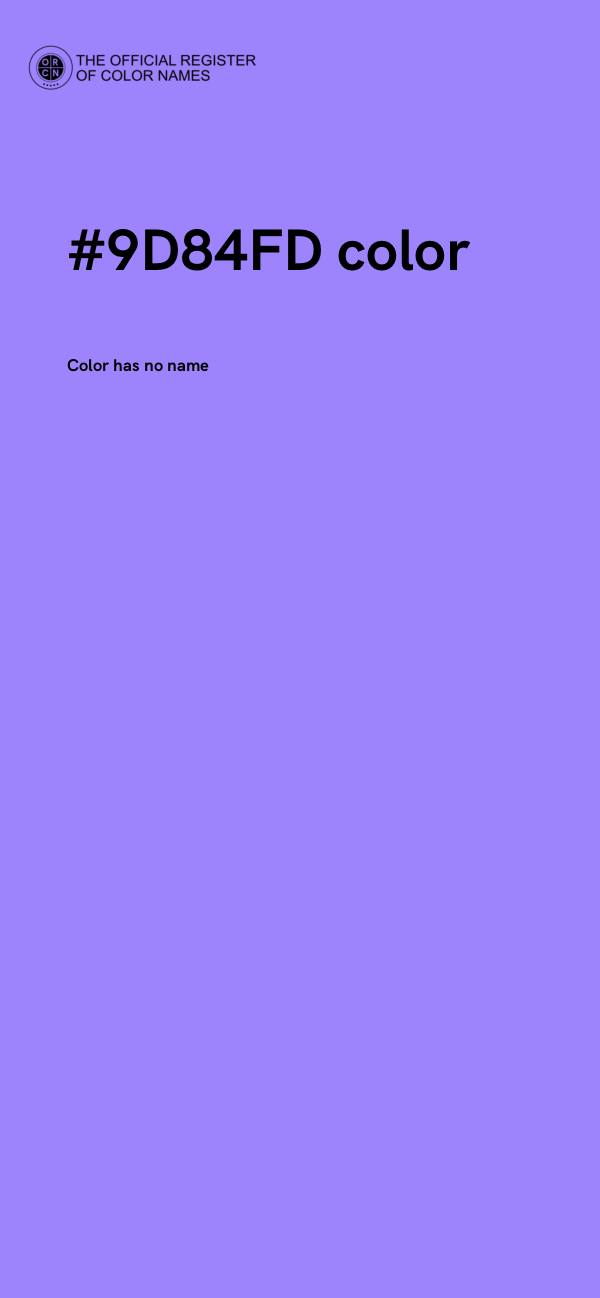 #9D84FD color image
