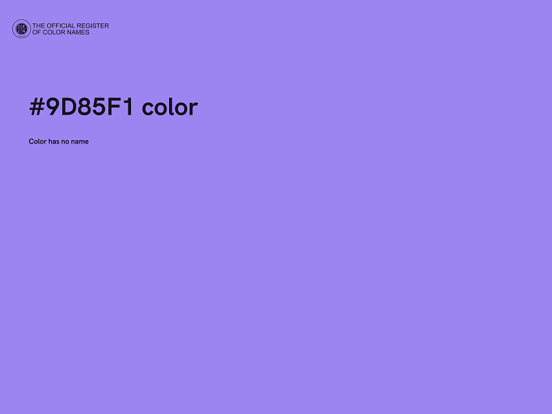 #9D85F1 color image