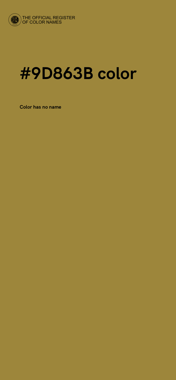 #9D863B color image