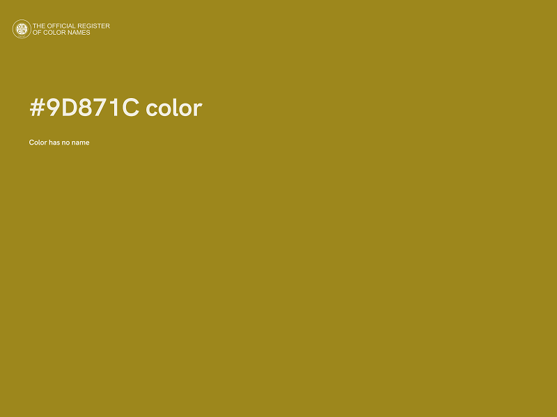 #9D871C color image