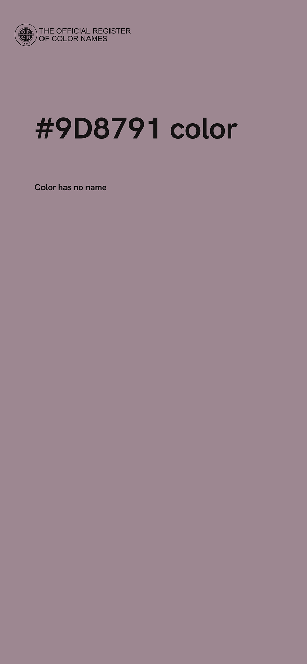 #9D8791 color image