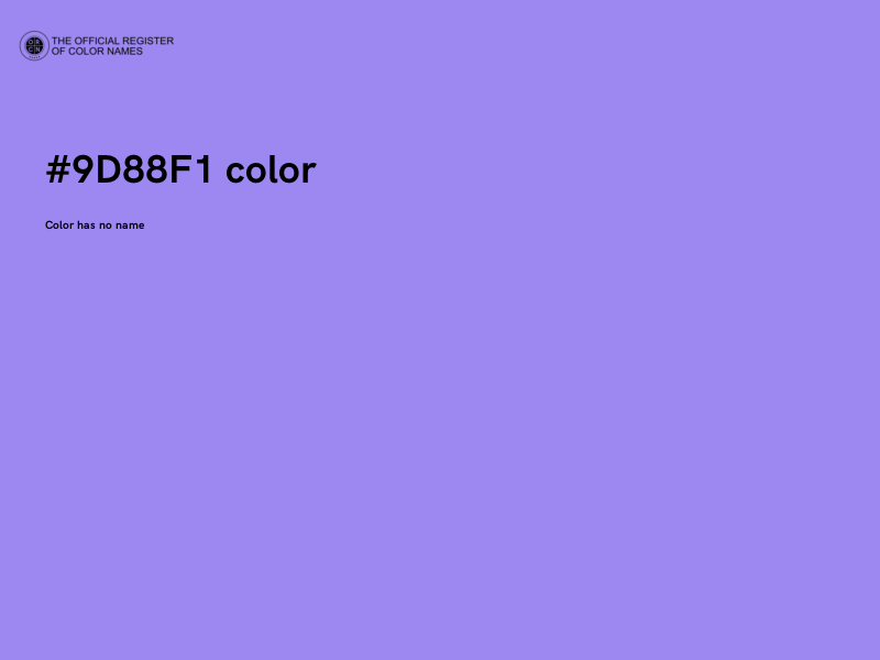 #9D88F1 color image