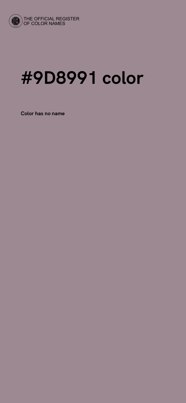 #9D8991 color image