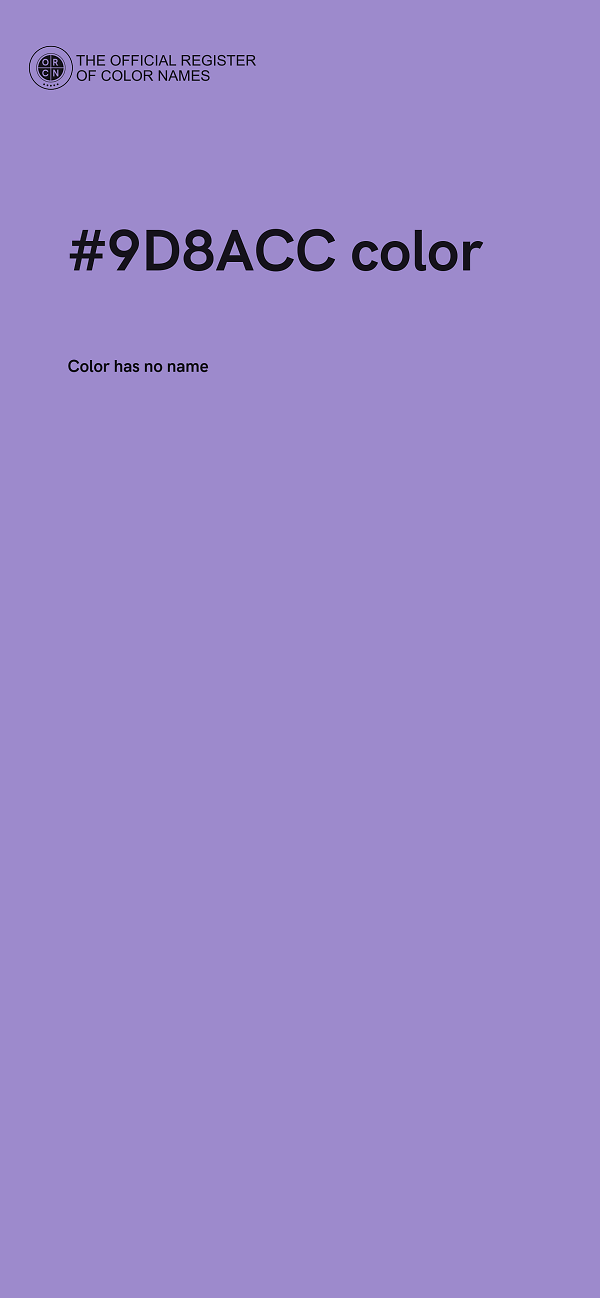 #9D8ACC color image