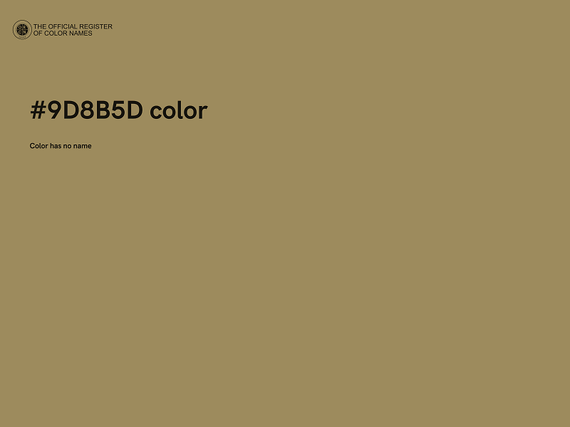 #9D8B5D color image