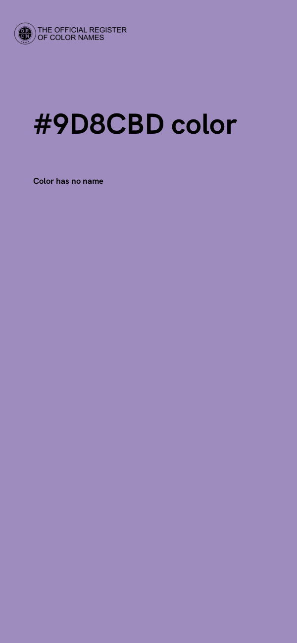 #9D8CBD color image