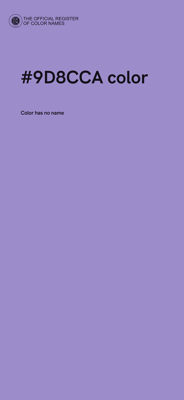 #9D8CCA color image