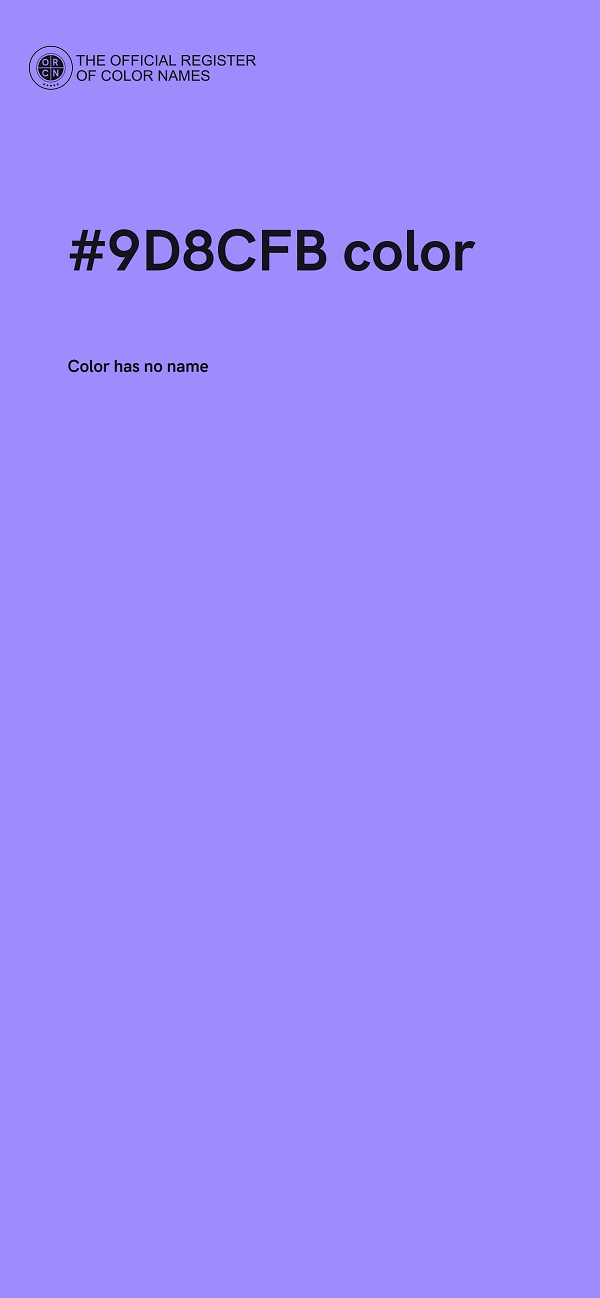 #9D8CFB color image