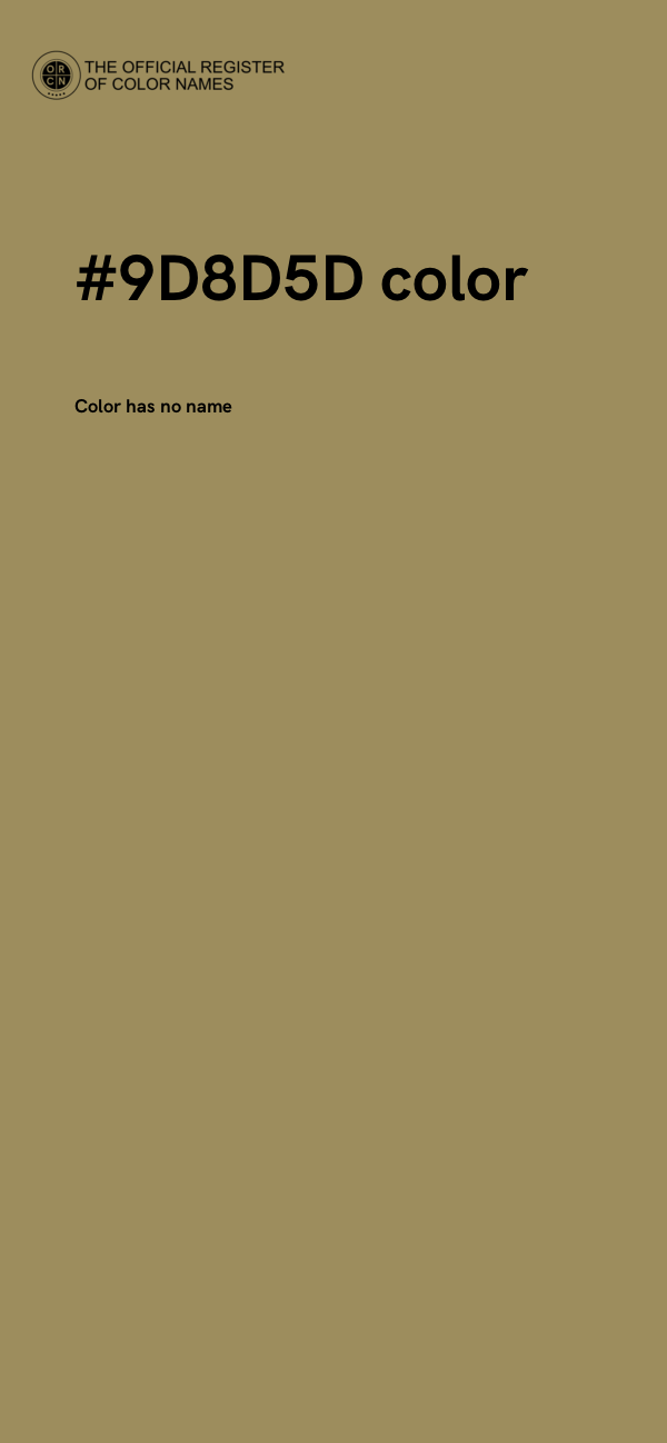 #9D8D5D color image