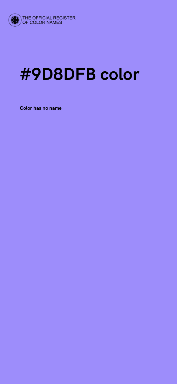 #9D8DFB color image