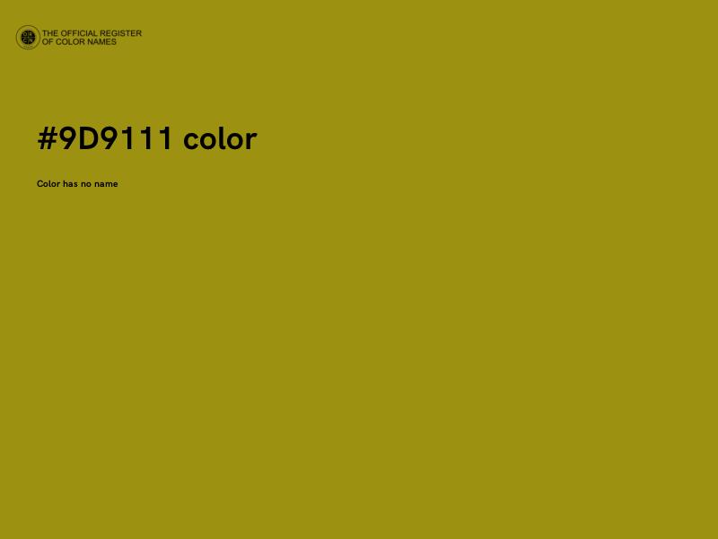 #9D9111 color image