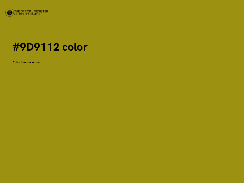 #9D9112 color image