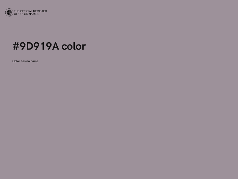 #9D919A color image