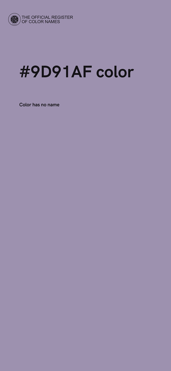 #9D91AF color image