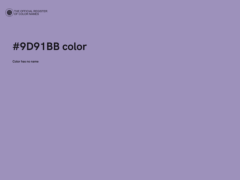#9D91BB color image