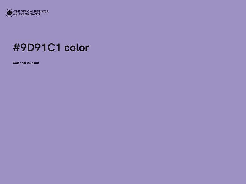 #9D91C1 color image