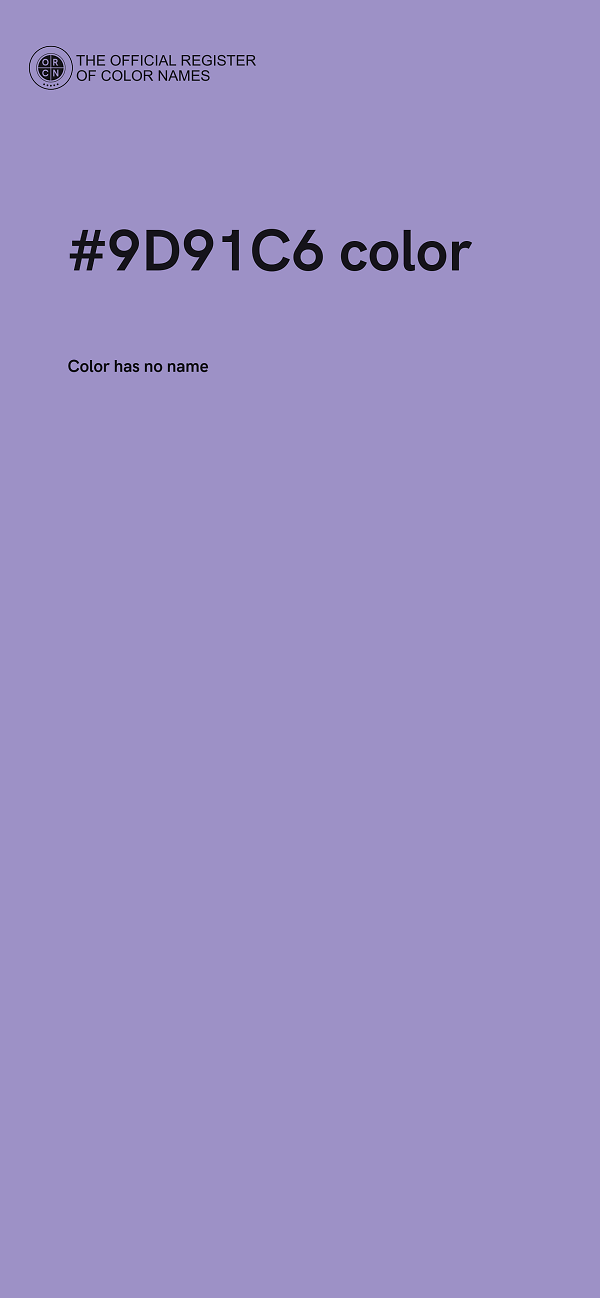 #9D91C6 color image