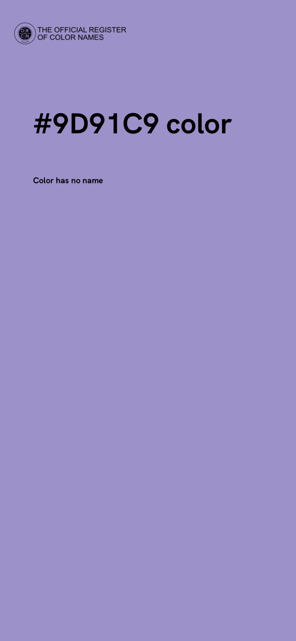 #9D91C9 color image