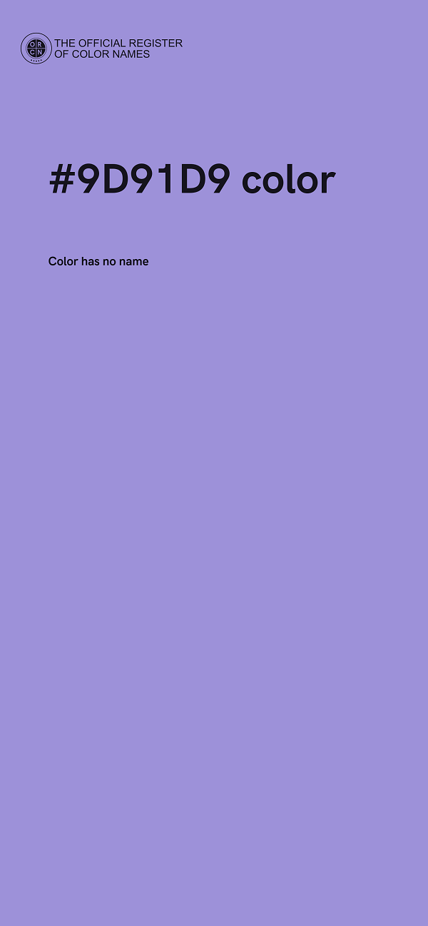 #9D91D9 color image