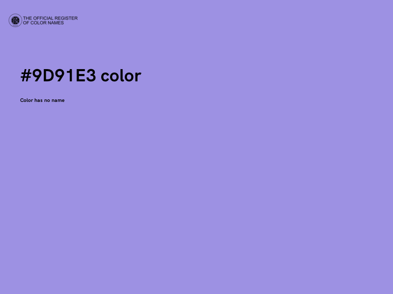 #9D91E3 color image
