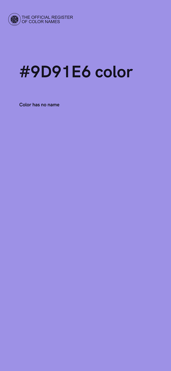 #9D91E6 color image