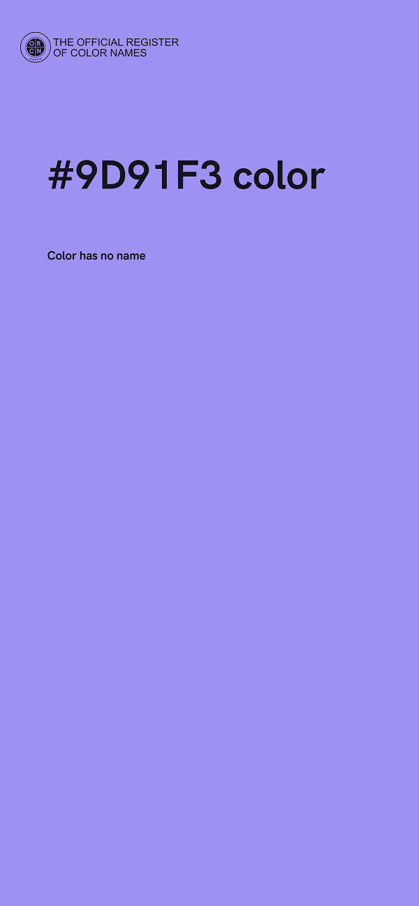 #9D91F3 color image