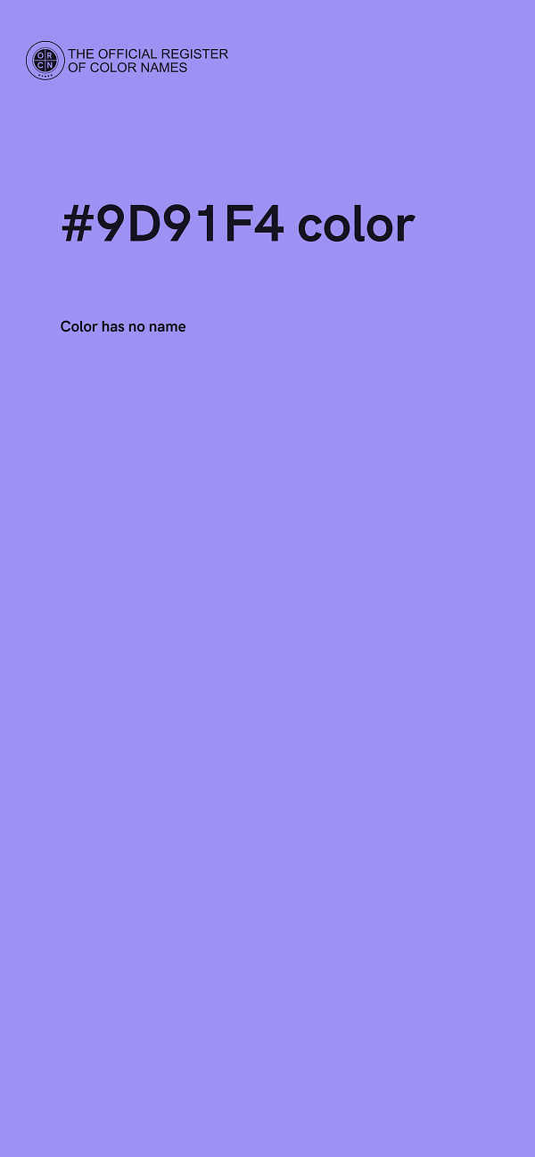 #9D91F4 color image