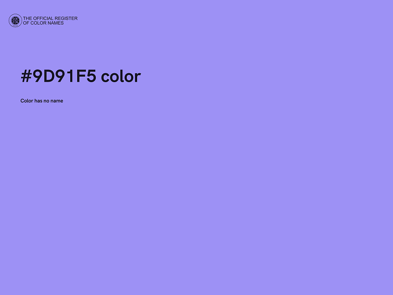 #9D91F5 color image