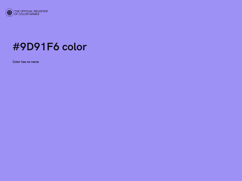 #9D91F6 color image