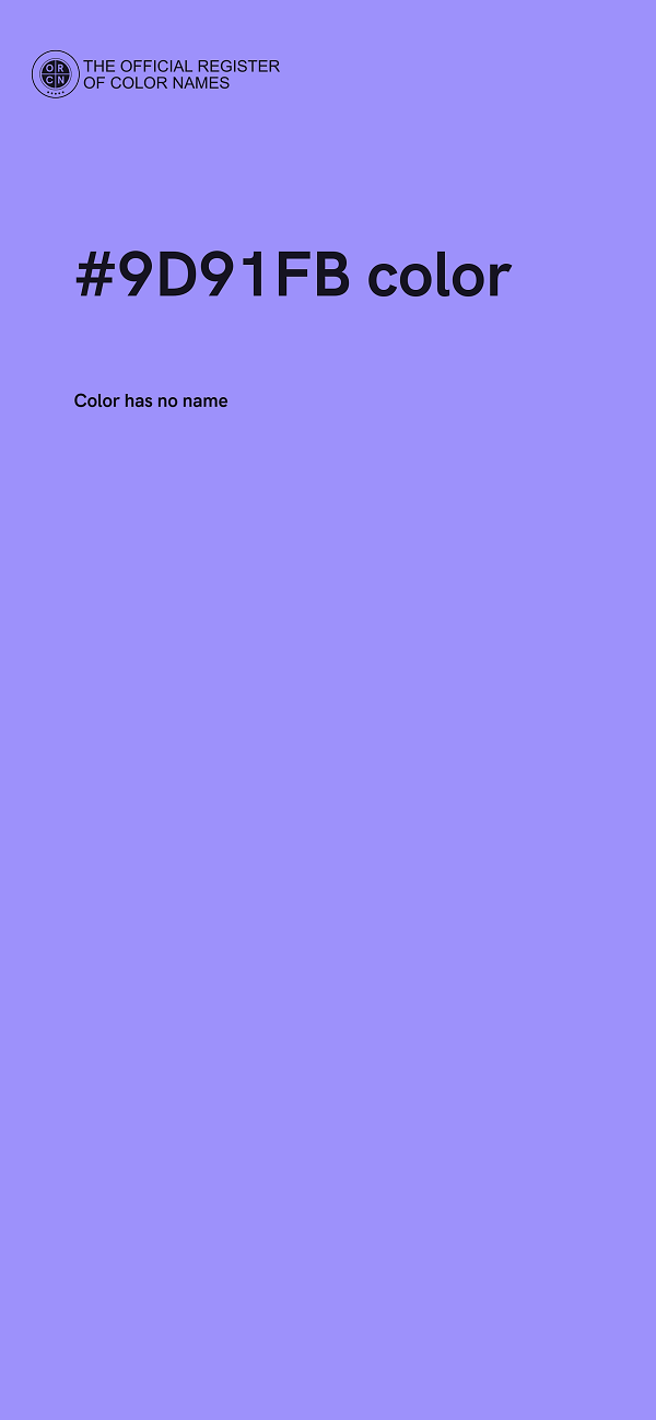 #9D91FB color image