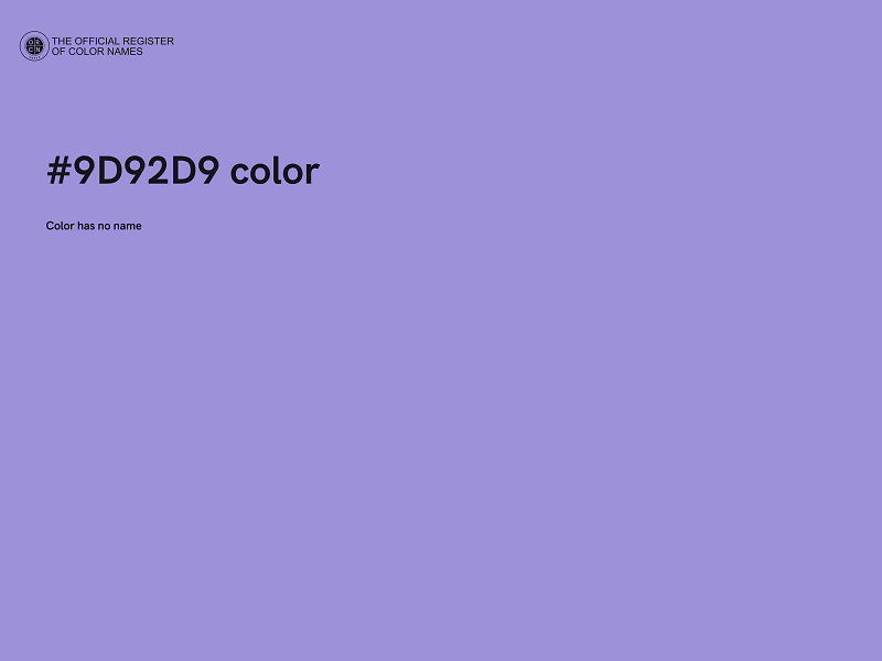 #9D92D9 color image