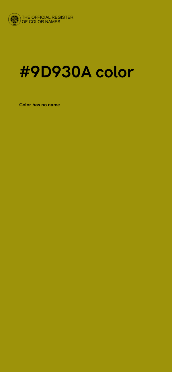 #9D930A color image