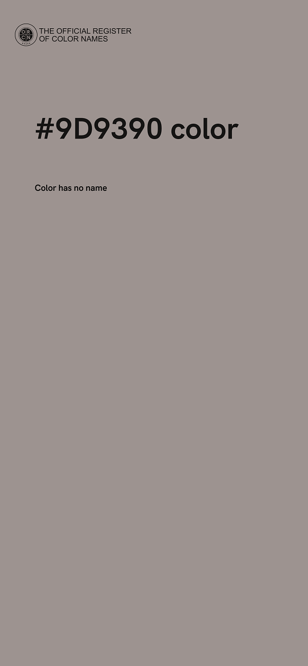 #9D9390 color image