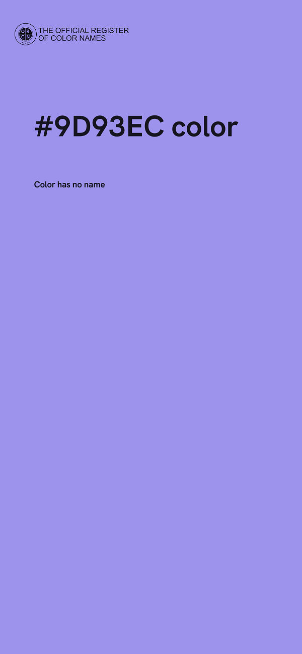 #9D93EC color image